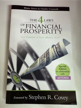 doTERRA Green Paperback Cover - The 4 Laws of Financial Prosperity